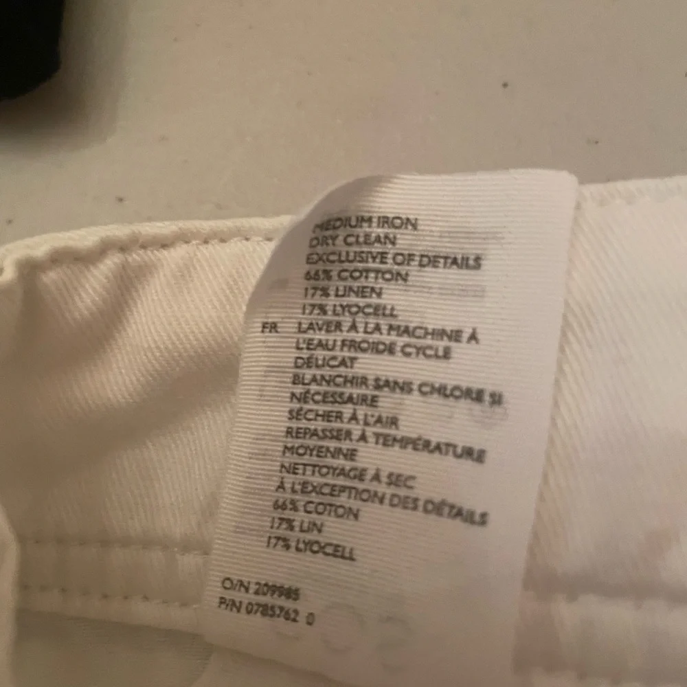 COS wide leg cotton/linen pants size 6